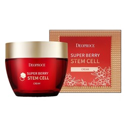 DEOPROCE SUPERBERRY STEM CELL CREAM Антивозрастной крем для лица со стволовыми клетками и экстрактами ягод 50г