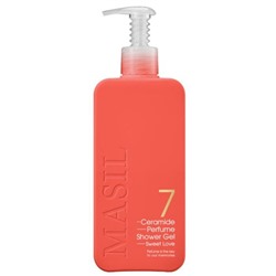 061573 MASIL 7 CERAMIDE PERFUME SHOWER GEL SWEET LOVE Парфюмированный гель для душа с керамидами и ароматом ириса 500мл