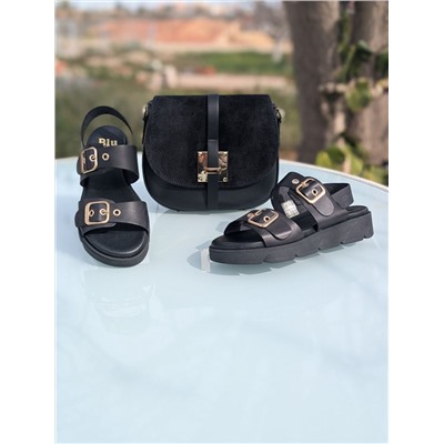 Комбо от испанского производителя S58802 Negro+ AB.ZAPATOS PELLE · 2704 Negro АКЦИЯ