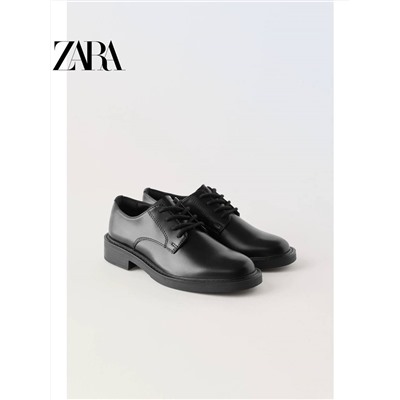 ZARA  😍 официальный сайт⚡️ школьные туфли для мальчика со  скидкой  46🛍    ✅Цвет: на фото     ✅Материал: pu