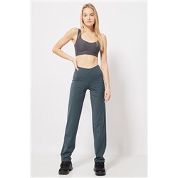 Pantalón wide leg cintura alta Azul petróleo