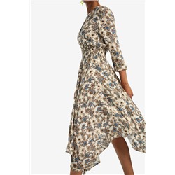Vestido boho de bajo asimétrico