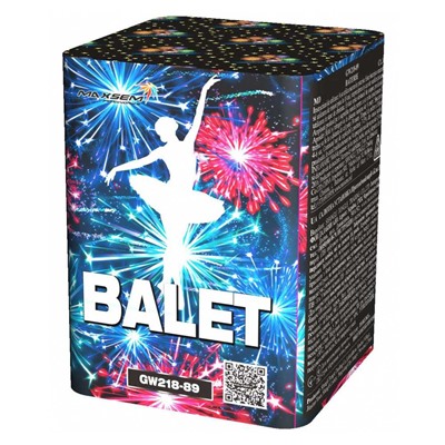 Фейерверк + фонтан GW218-89 Балет / BALET (0,8" х 11)