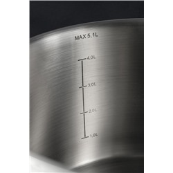 Raye Derin Tencere - Çelik - 22 cm