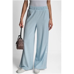SEQUIN STRIPE WIDE LEG PANT