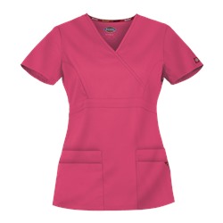 Dickies EDS Signature Scrubs Contemporary Fit Mock Wrap Top