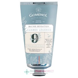 Gomenol Baume Sensation - Jambes Légères - Sensation de Fraîcheur & Légèreté 75 ml