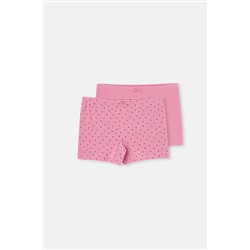Dagi Pudra 2'Li Baskılı Kız Çocuk Boxer 23WG27432TA_361