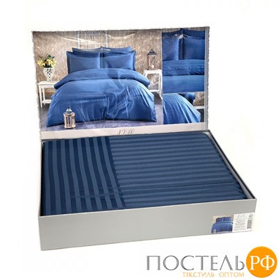 Постельное белье Карвен бамбук евро N065 Bella индиго