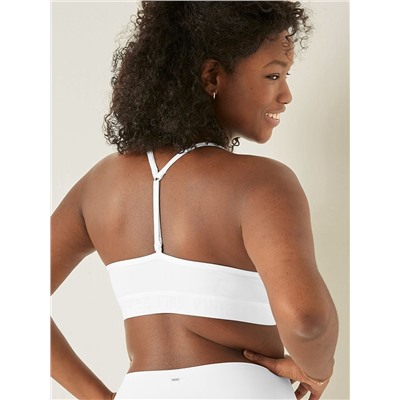 PINK GYM TO SWIM BODYWRAP TOP