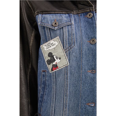 Chaqueta biker híbrida Mickey Mouse