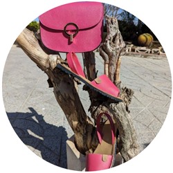 AB. Zapatos 320 FUXIA+Pelle Djuli FUXIA