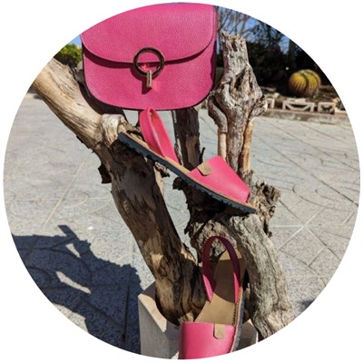 AB. Zapatos 320 FUXIA+Pelle Djuli FUXIA