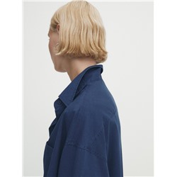 Camisa algodón bolsillos detalle mangas