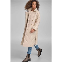 REVERSIBLE DIAMOND QUILTED TRENCH