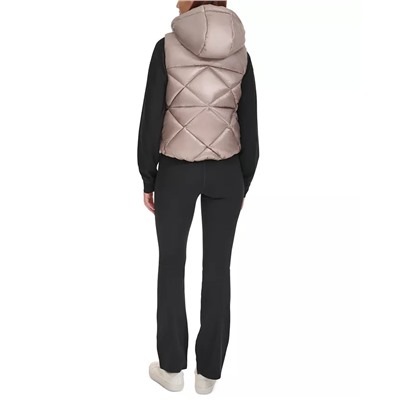 Women's Quilted Hooded Vest