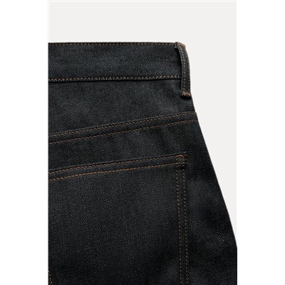 ZW COLLECTION MID-RISE DENIM BERMUDA SHORTS
