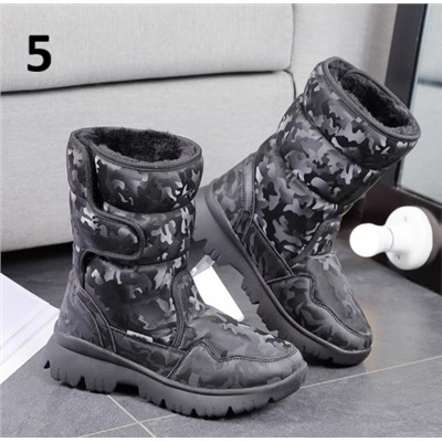 Зимние водонепроницаемые дутики на флисе