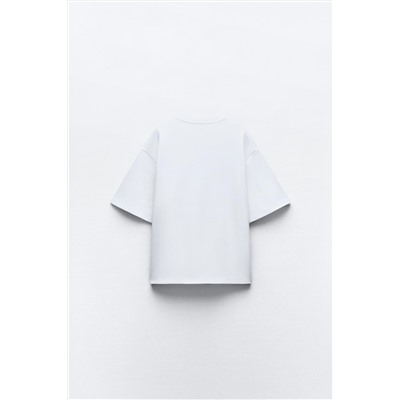 SHORT SLEEVE INTERLOCK SWEATSHIRT