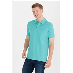 Erkek Mint Basic Polo Yaka Tişört