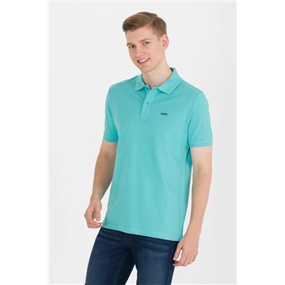 Erkek Mint Basic Polo Yaka Tişört