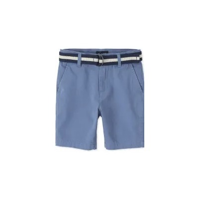 Boys Belted Chino Shorts