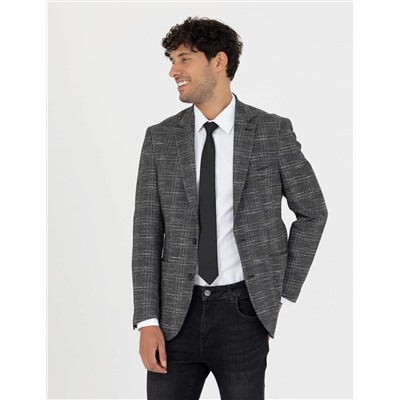 Siyah Slim Fit Ceket