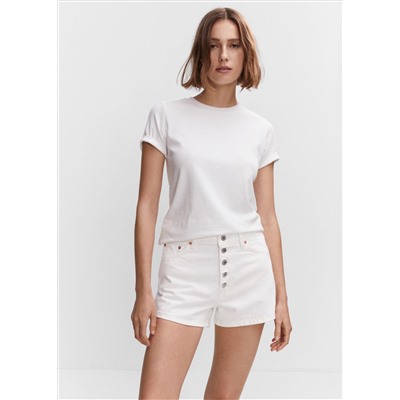 Shorts vaqueros botones