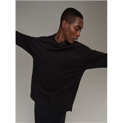 Basic Sweatshirt aus Baumwolle