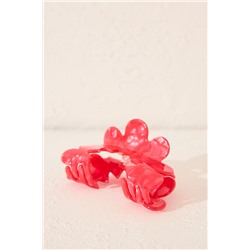 Pinza pelo sandía coral