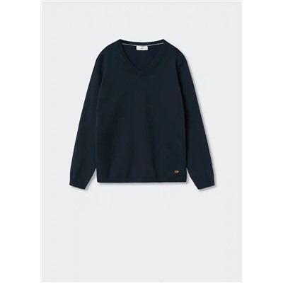 Jersey cuello pico -  Niño | MANGO OUTLET España