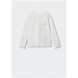 Camiseta algodón manga larga -  Niño | MANGO OUTLET España