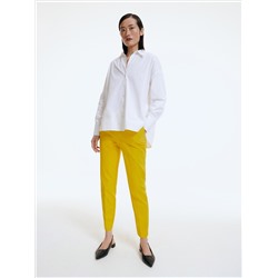 Zigarettenhose mit Bügelkante