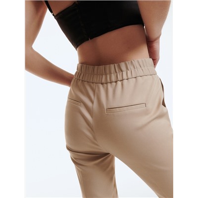 Zigarettenhose mit elastischem Bund