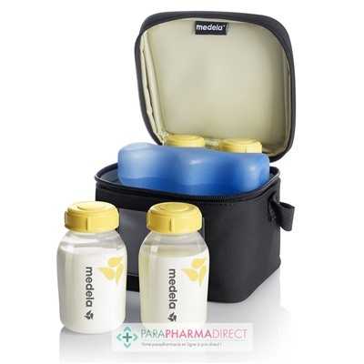 Medela Mini Vanity Isotherme (bloc réfrigérant + 4 biberons inclus)