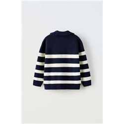STRIPED KNIT SWEATER