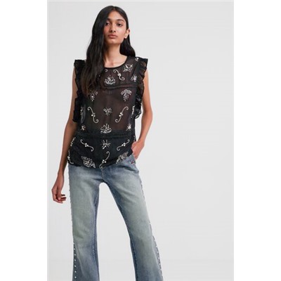 Blusa transparente Johnson Hartig