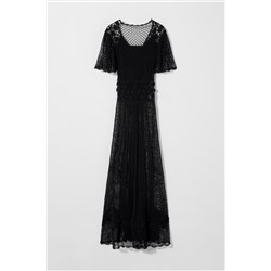 CROCHET KNIT DRESS KATE MOSS X ZARA
