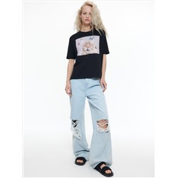 T-Shirt im Regular-Fit mit Druck