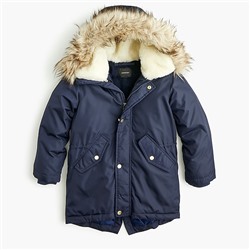 Boys' fishtail parka with eco-friendly Primaloft®