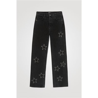 Vaqueros slim estrellas glitter