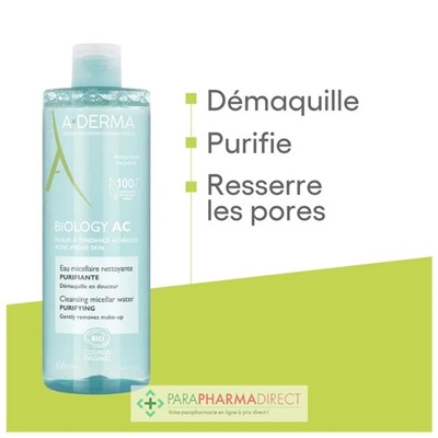A-Derma Biology AC Gel Moussant Nettoyant BIO 400ml