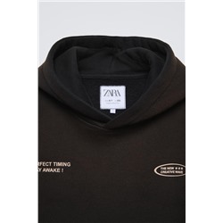 FADED-EFFECT HOODIE