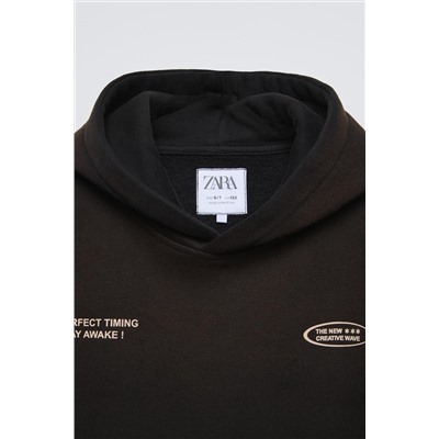 FADED-EFFECT HOODIE