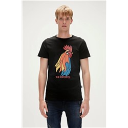 Bad Bear, Cockerel T-shirt Siyah Baskılı Erkek Tişört