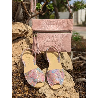 AB.Zapatos · 3207PC · clavel multicolor+AB.Z · Pelle · 22-07 COCO (280) ROSA АКЦИЯ