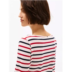 Stripe Boatneck T-Shirt