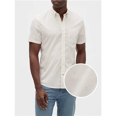 Print Poplin Shirt