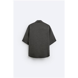 CAMISA JACQUARD CON LYOCELL