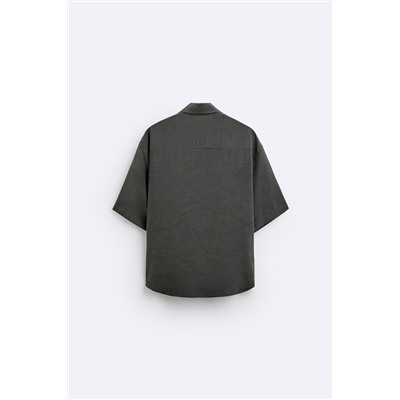 CAMISA JACQUARD CON LYOCELL